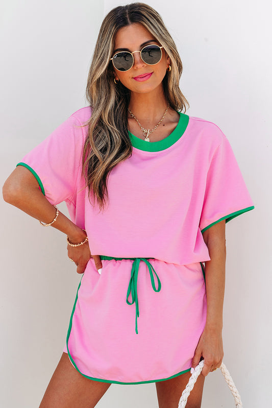 Kennedy Set - Pink Short Sleeve Combo
