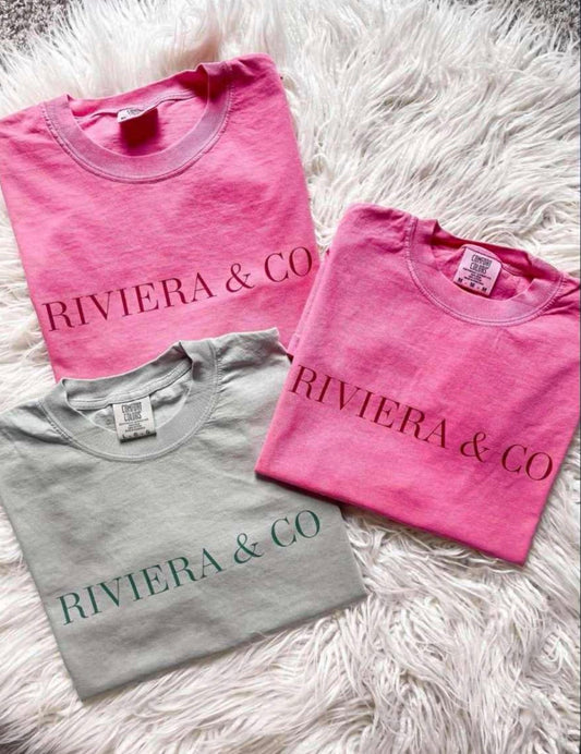 Riviera & Co Comfort Color Tee’s